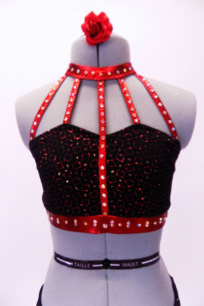 Vixen, Red & Black 2 piece Jazz Costume. For Sale – Once More From The Top