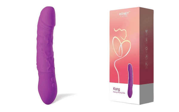 Kong 6 Rotating Vibrating Dildo