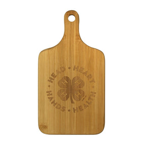 4-H Laser Engraved Bamboo Cutting Board – Shop 4-H