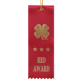 Red Award Ribbon – Shop 4-H
