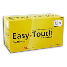 EasyTouch Pen Needle - 31G 5/16 - BX 100