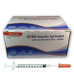 Ultra Fine Insulin Syringe 1cc 30g 1 2 Bx 90 Diabetes Supply Store