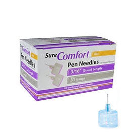 BD Ultra-Fine Mini Pen Needles 3/16 inch 31 Gauge Box of 90