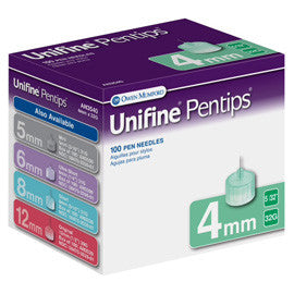  Pip Insulin Pen Needles (32G 4mm) 100 Pieces : Health &  Household