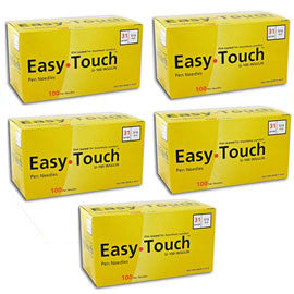 Easy Touch Pen Needles, 31g, 3/16 Inch (5mm) - Box of 100