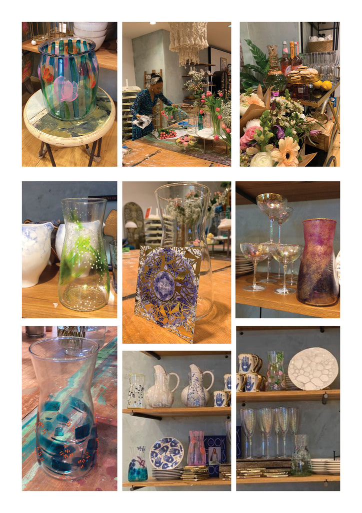 Tilayo Vase Painting Workshop @ Anthropologie