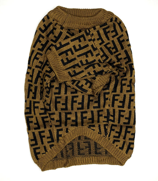 Chewy Vuitton Sweater - Grey/Green – Claws and Effect