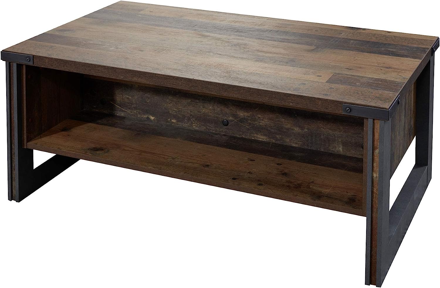 Billede af Prime Sofabord, Stuebord, 110 x 45 x 65 cm, Old Wood Matera med masser af hylde