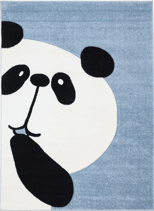 Billede af Børnetæppe Panda Bueno 1389 Blå 80x150 cm