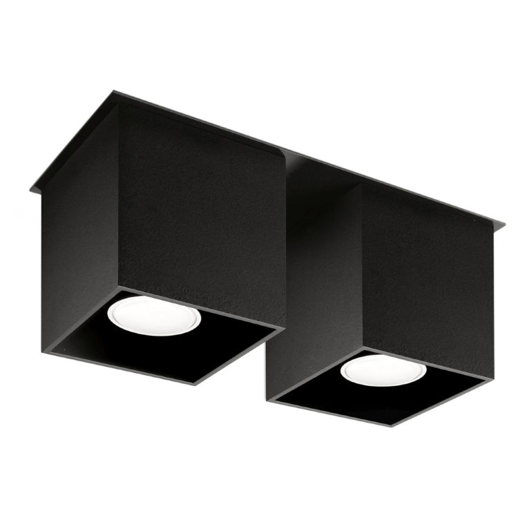 Billede af Loftslampe QUAD 2 sort