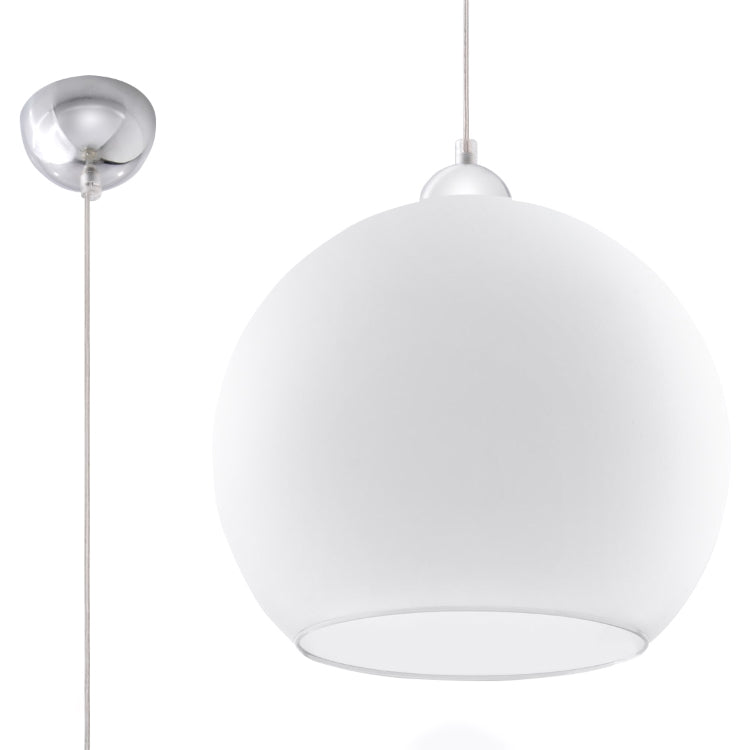 Billede af Vedhæng lampe BALL hvid