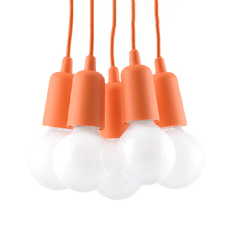 Vedhæng lampe DIEGO 5 orange