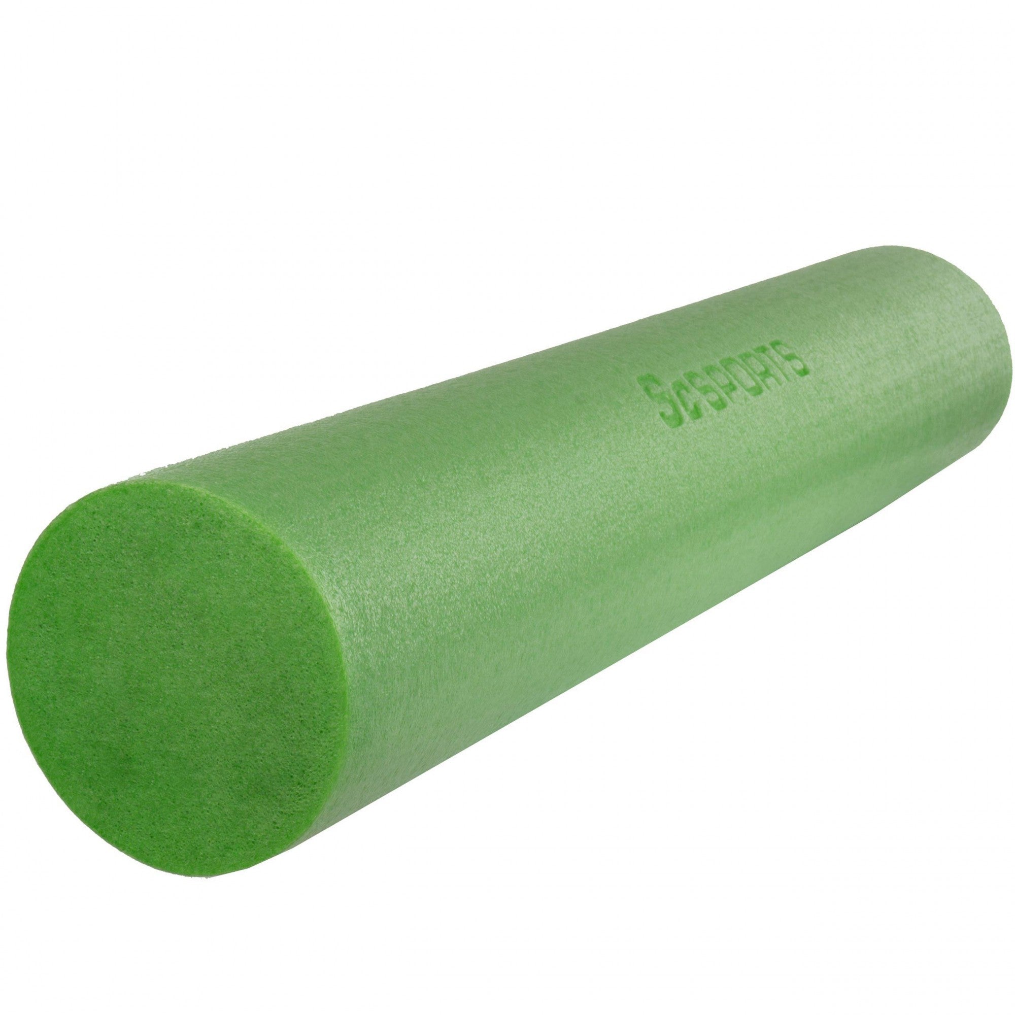 Se Fitness foam roller, 90 x 15 cm, skum, grøn hos Lammeuld.dk