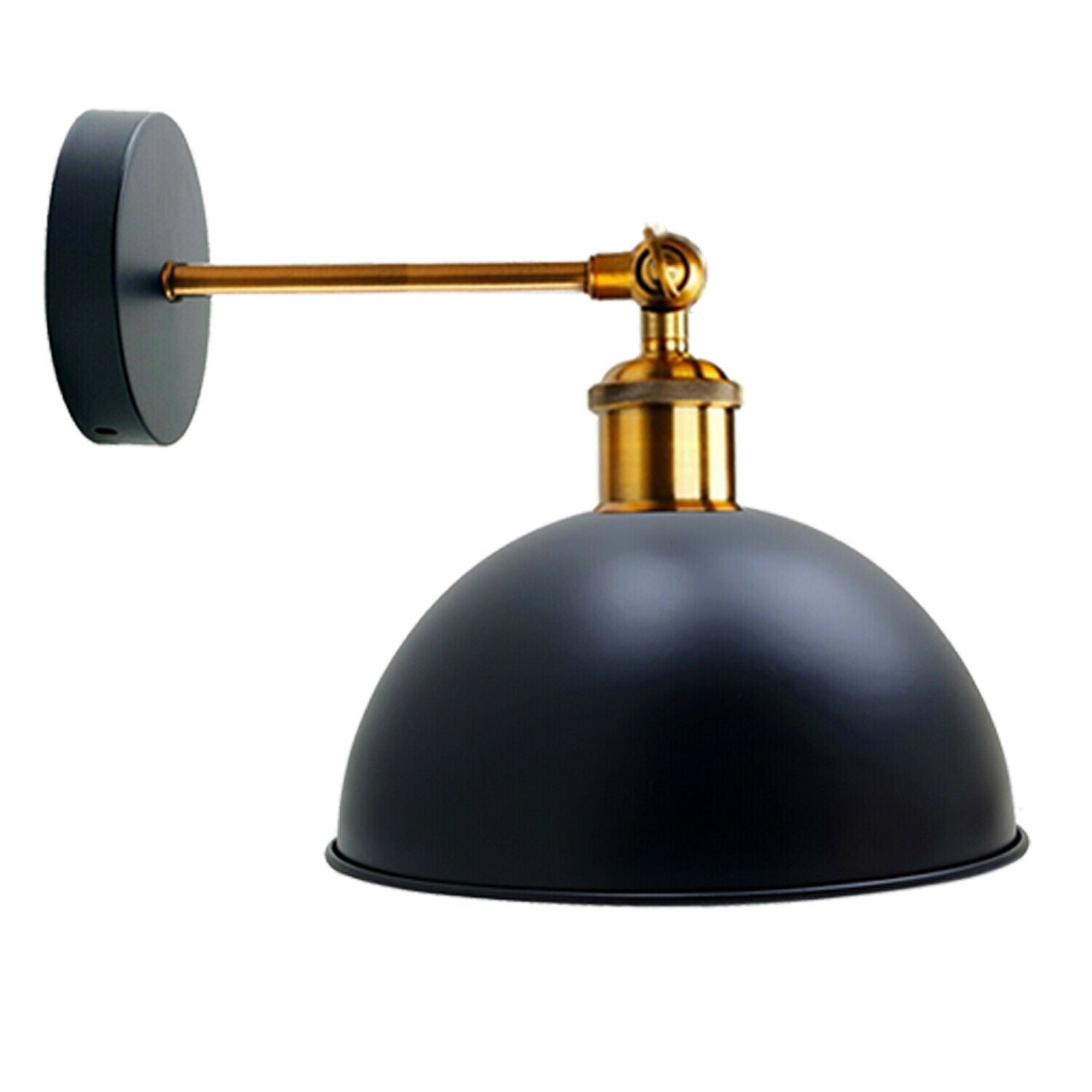 Se Vintage Retro Style Moderne Væglampe Blank Væglampe Armatur-Sort hos Lammeuld.dk