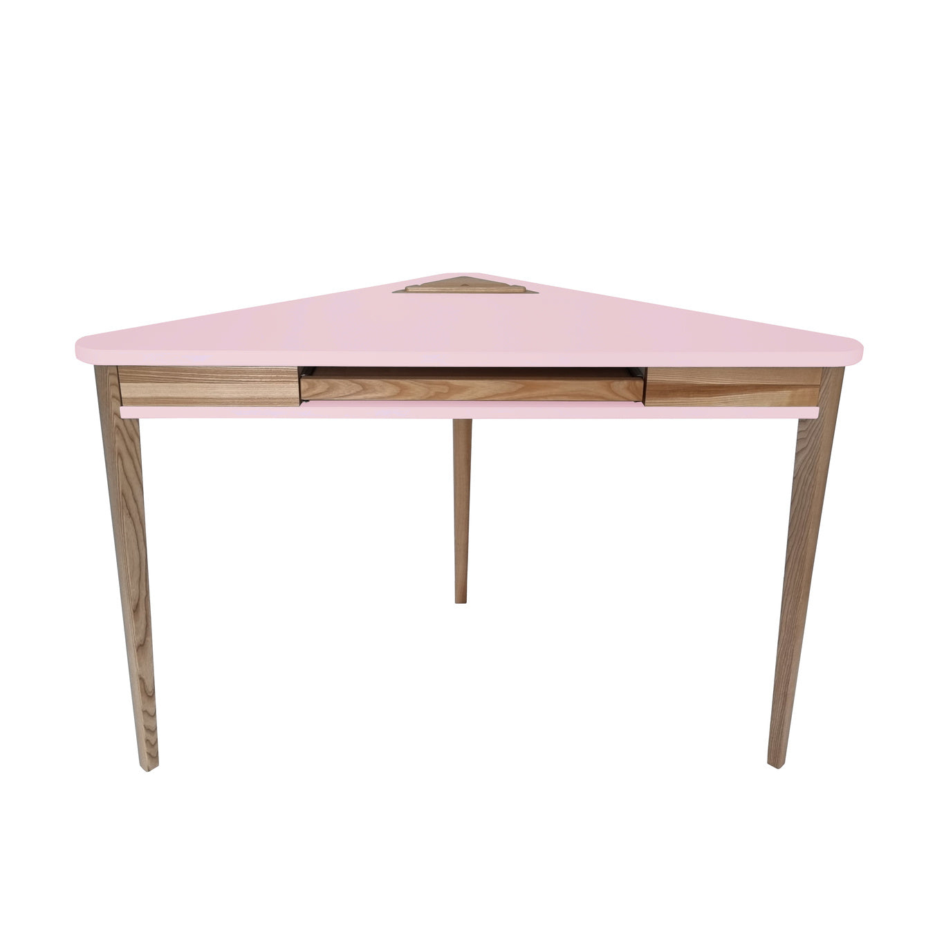 ASHME Hjørneskrivebord 114x85x85cm - Pink