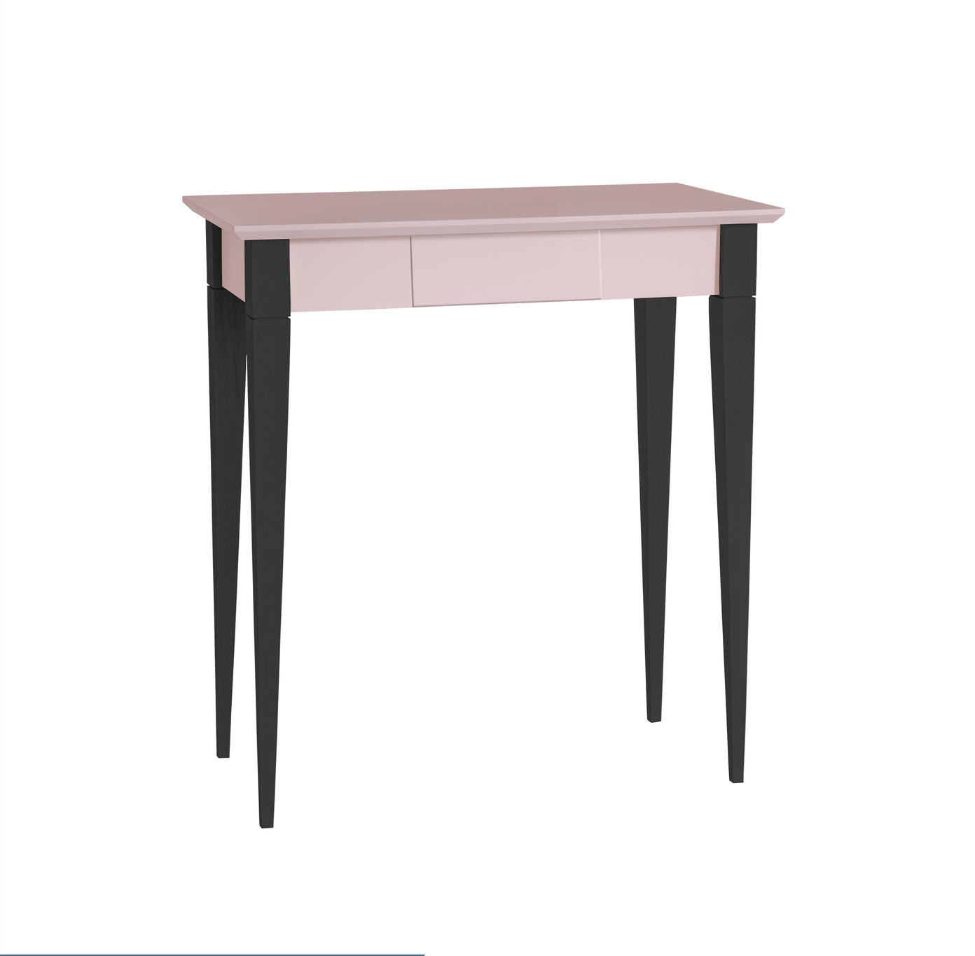 Se MIMO Skrivebord - 65x40cm Sorte Ben / Pink hos Lammeuld.dk