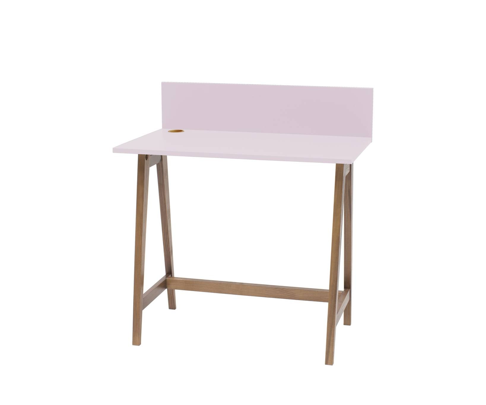 Billede af LUKA Skrivebord 85x50cm Eg / Pink