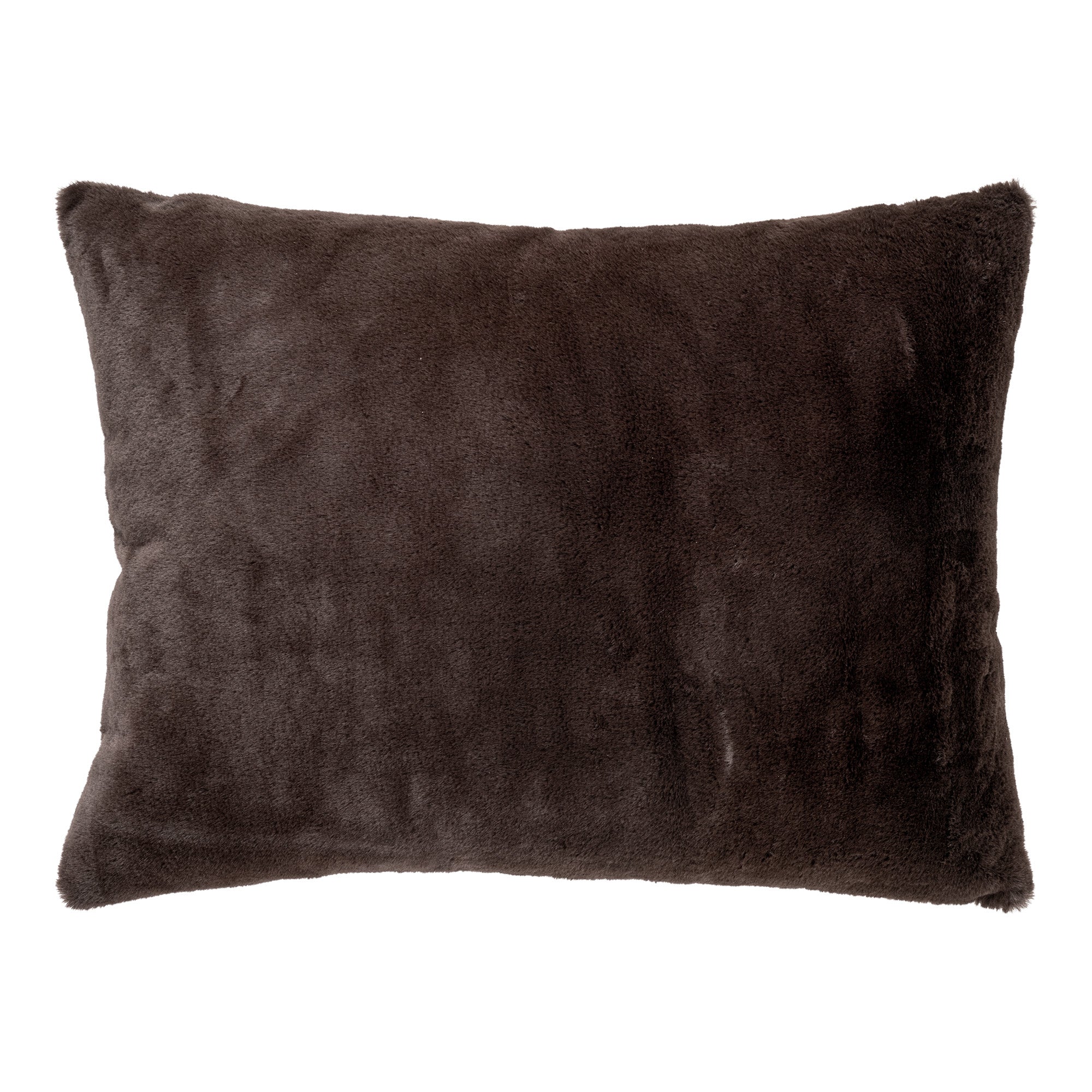 Evora Pude – Pude, mørkegrå kunstigt pels, 45×60 cm