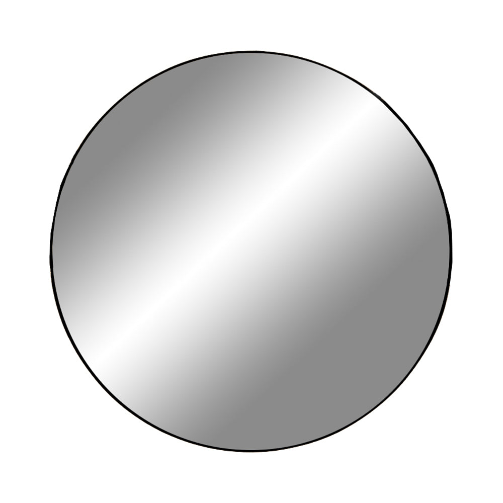 Billede af Jersey Spejl - Spejl i stål, sort, Ø80 cm hos Lammeuld.dk