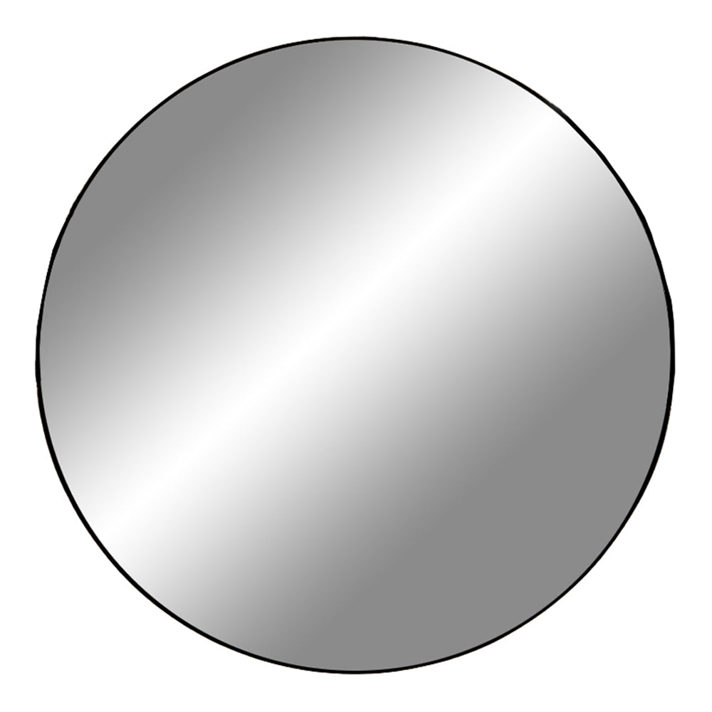 Billede af Jersey Spejl - Spejl i stål, sort, Ø100 cm