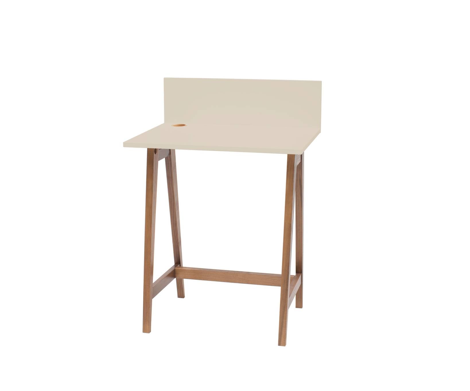 Billede af LUKA Skrivebord 65x50cm Eg Brun Beige