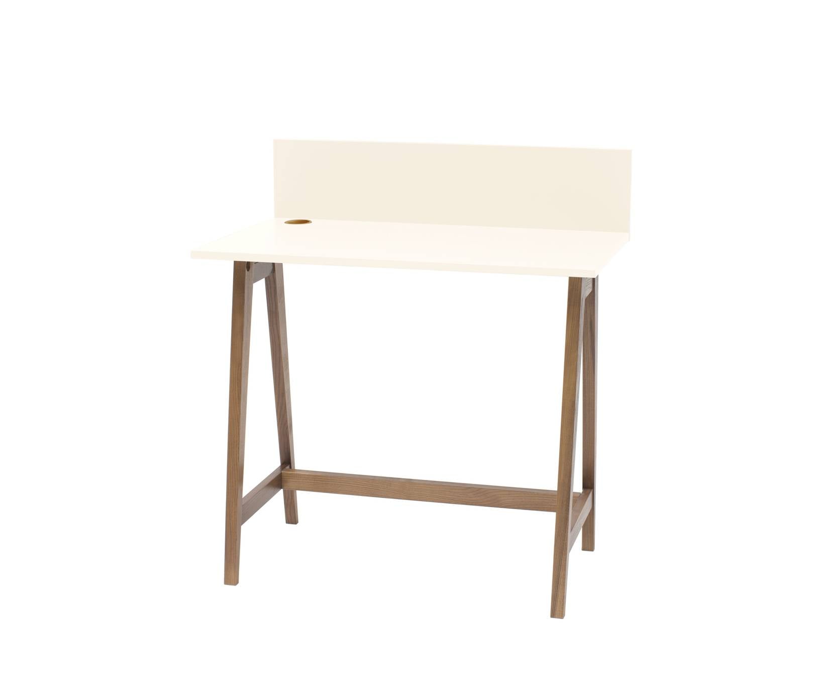 Billede af LUKA Skrivebord 85x50cm Eg Hvid