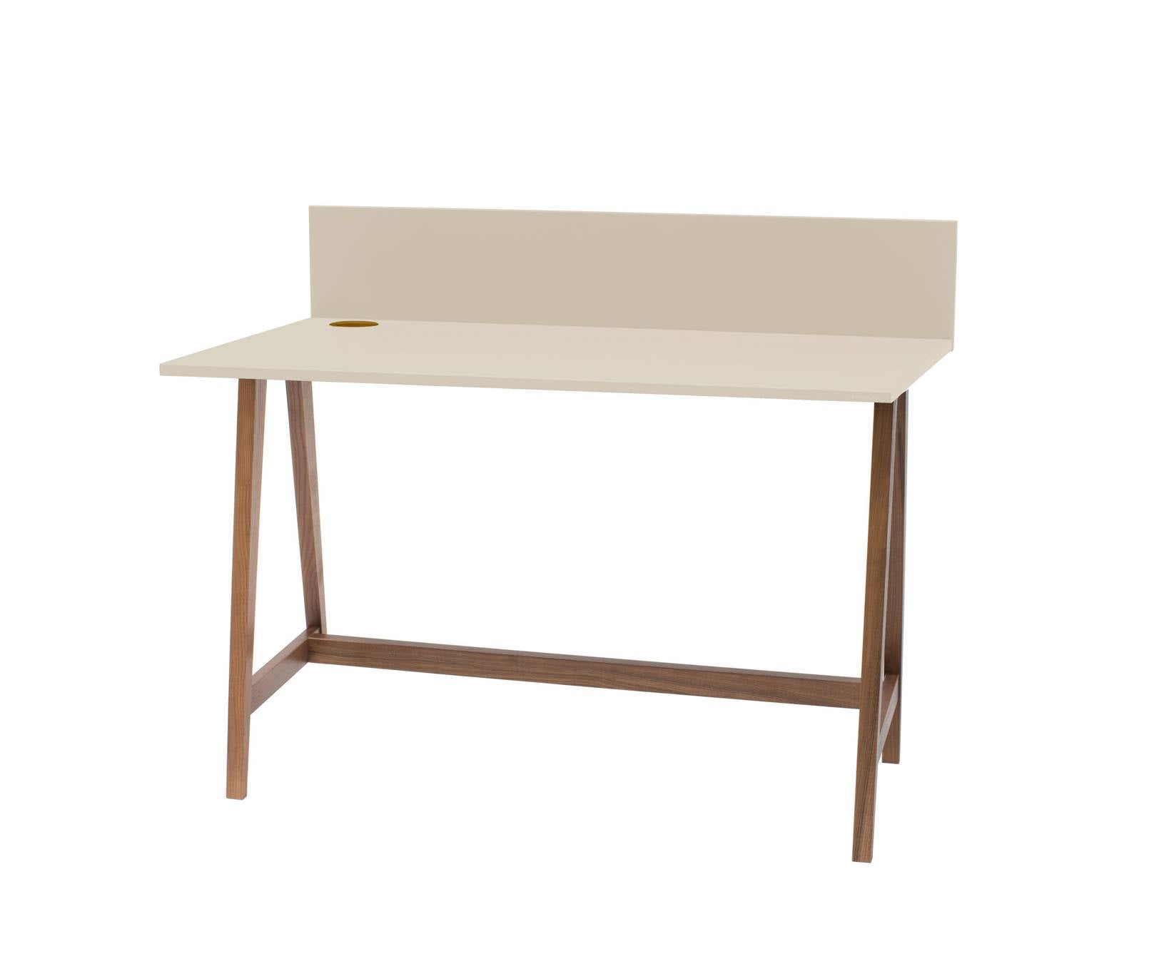 Billede af LUKA Skrivebord 110x50cm Brun Beige