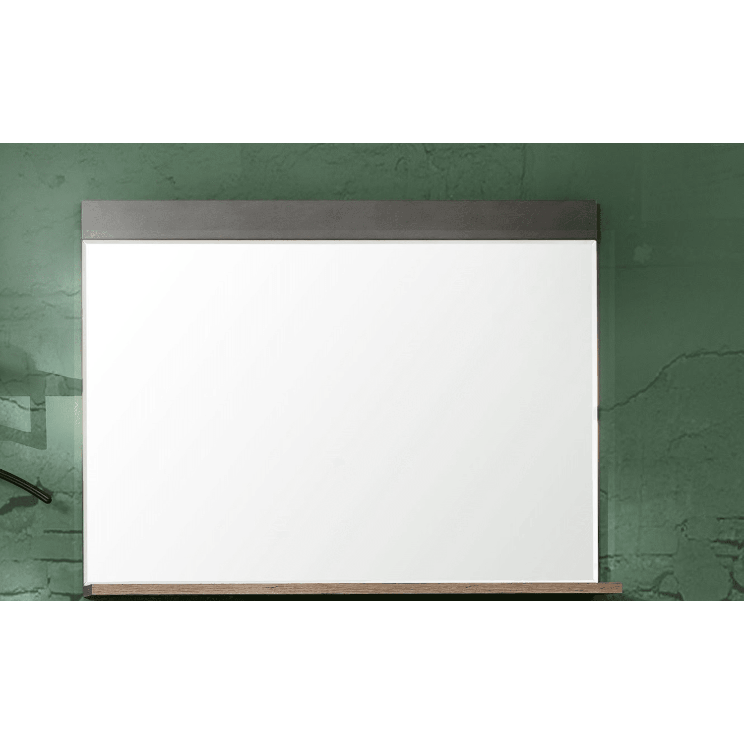 Vægspejl med hylde, B 90 x D 16 x H 69 cm