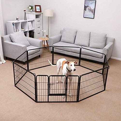 Billede af Xxl Heavy Duty Puppy Playpen 8 Paneler, 80 X 60 Cm