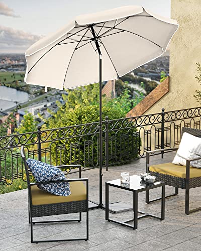 1.6 m parasol, UPFÂ 50+, solbeskyttelse, beige