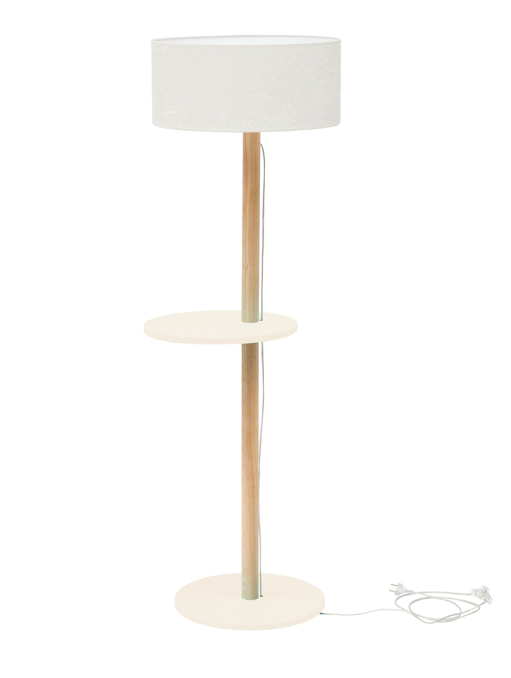 UFO Gulvlampe 45x150cm Hvid / Hvid Lampeskærm