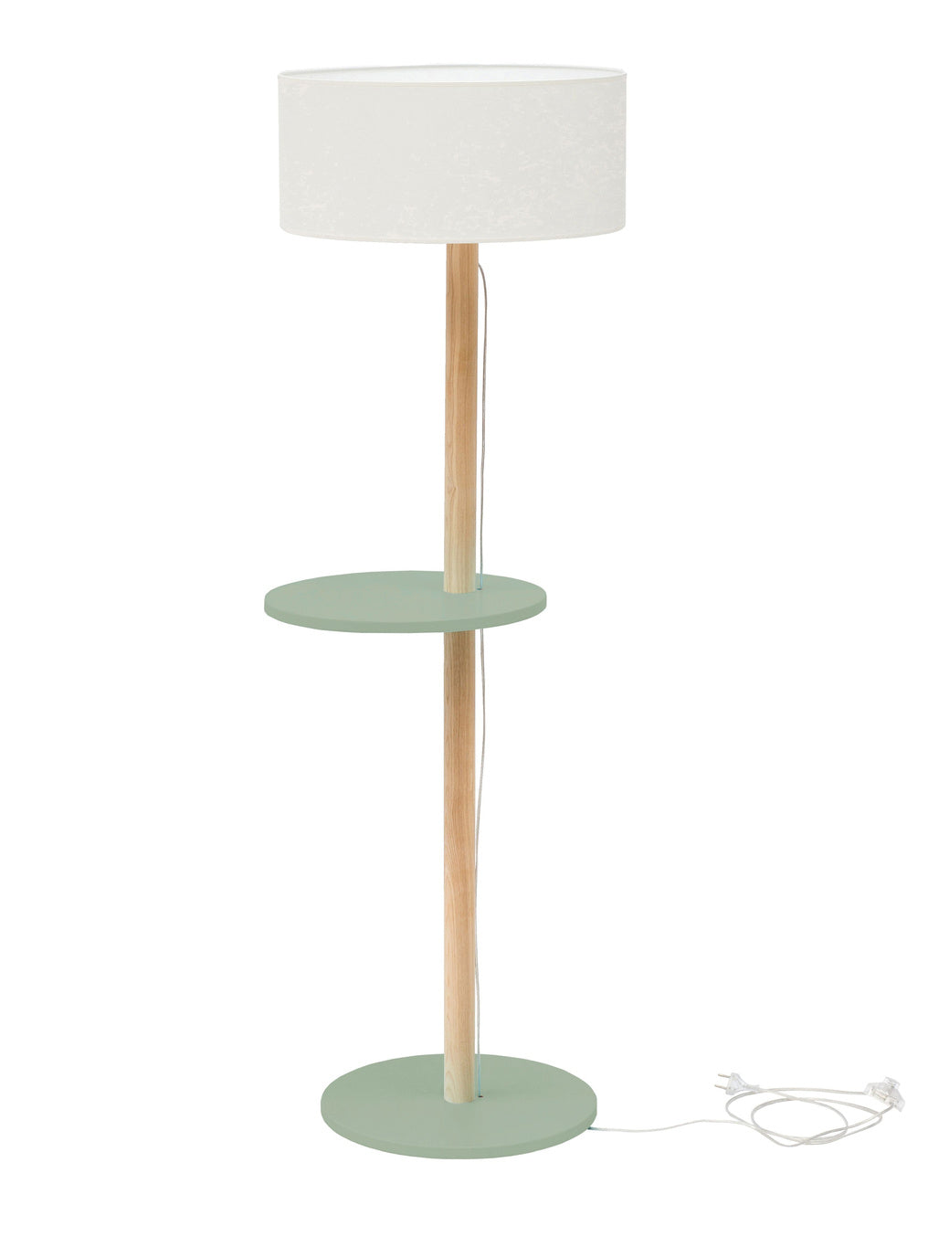 Billede af UFO Gulvlampe 45x150cm - Salviegrøn / White Lampeskærm