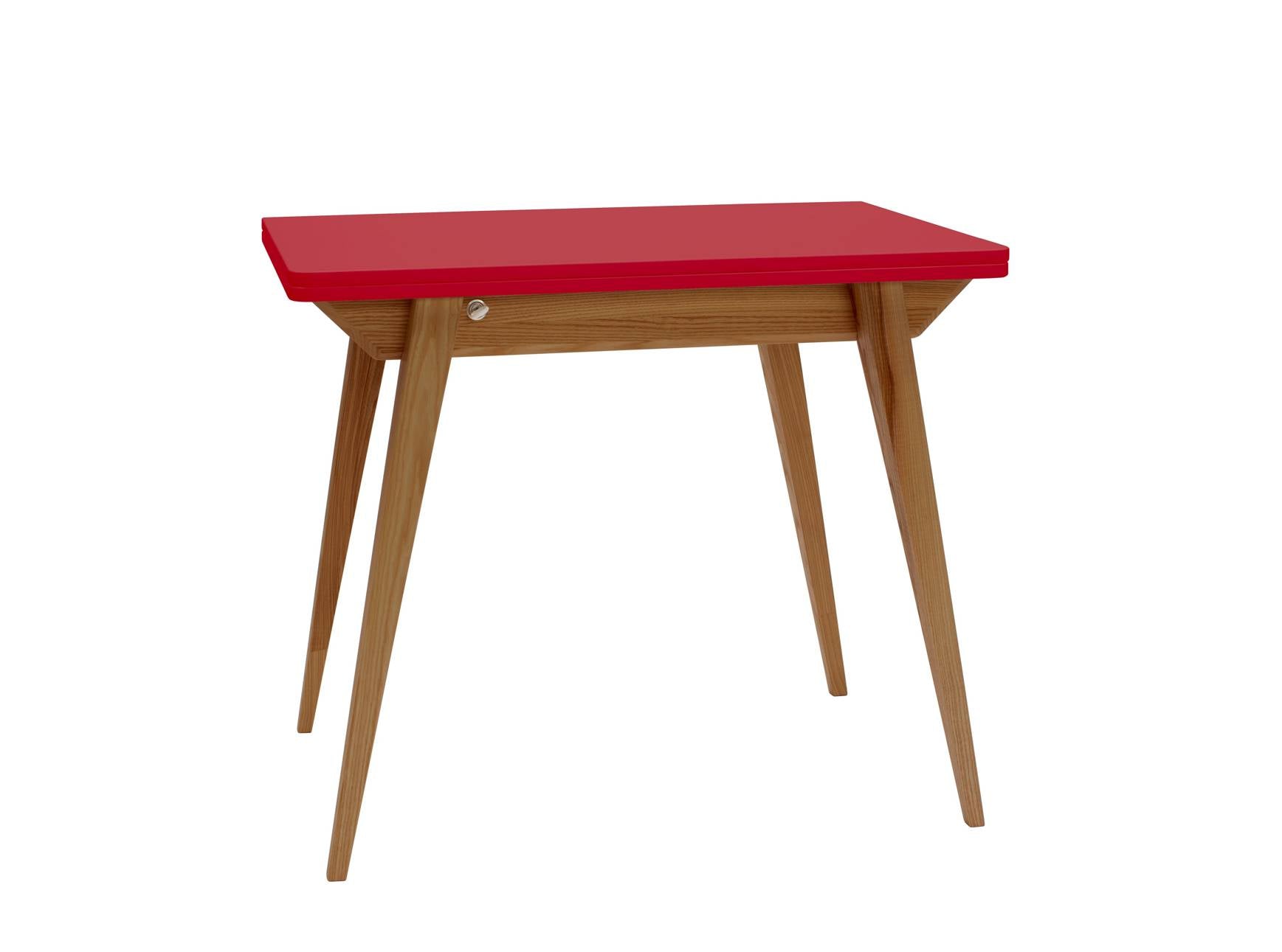 Se KONVOLUT Udtrækkeligt spisebord 90x65cm Pure Red Oak hos Lammeuld.dk