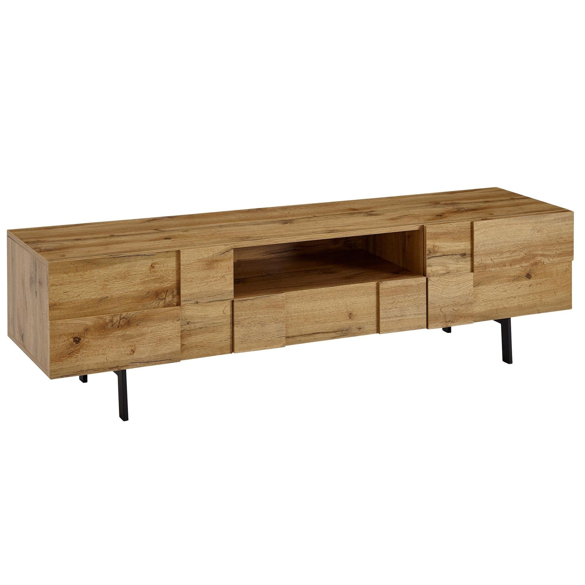 Billede af Tv-møbel / tv-bord / tv-kommode, 160x46x43 cm, naturfarvet