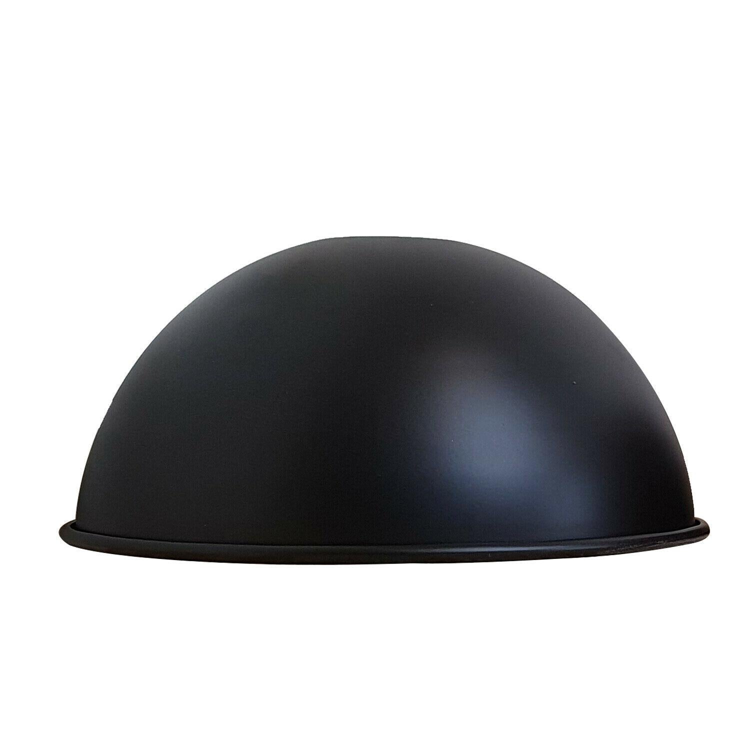 Billede af Sort interiør 210 mm Dome Easy Fit Shades Moderne Loft Pendant Shades