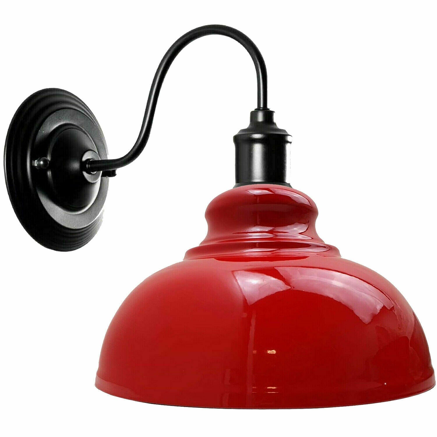 Billede af Rød Farve Moderne Retro Væglampe Lommelygte Edison Metal Lampe Vintage Industrielt Loft Design