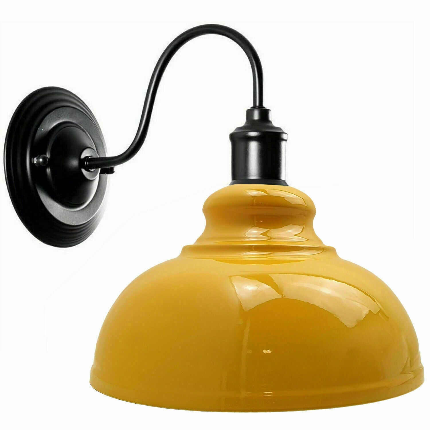 8: Gul farve Moderne Retro Væglampe Lommelygte Edison Metal Lampe Vintage Industrielt Loft Design