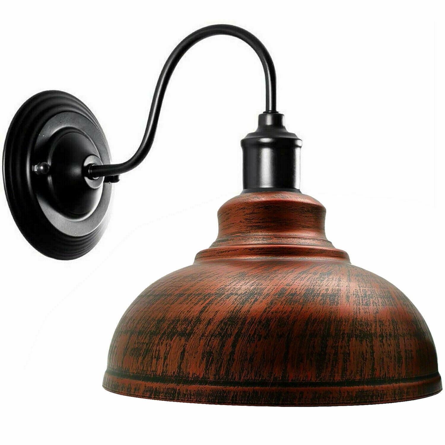 Se Rustik rød farve moderne retro væglampe fakkel Edison metallampe Vintage industrielt loftdesign hos Lammeuld.dk