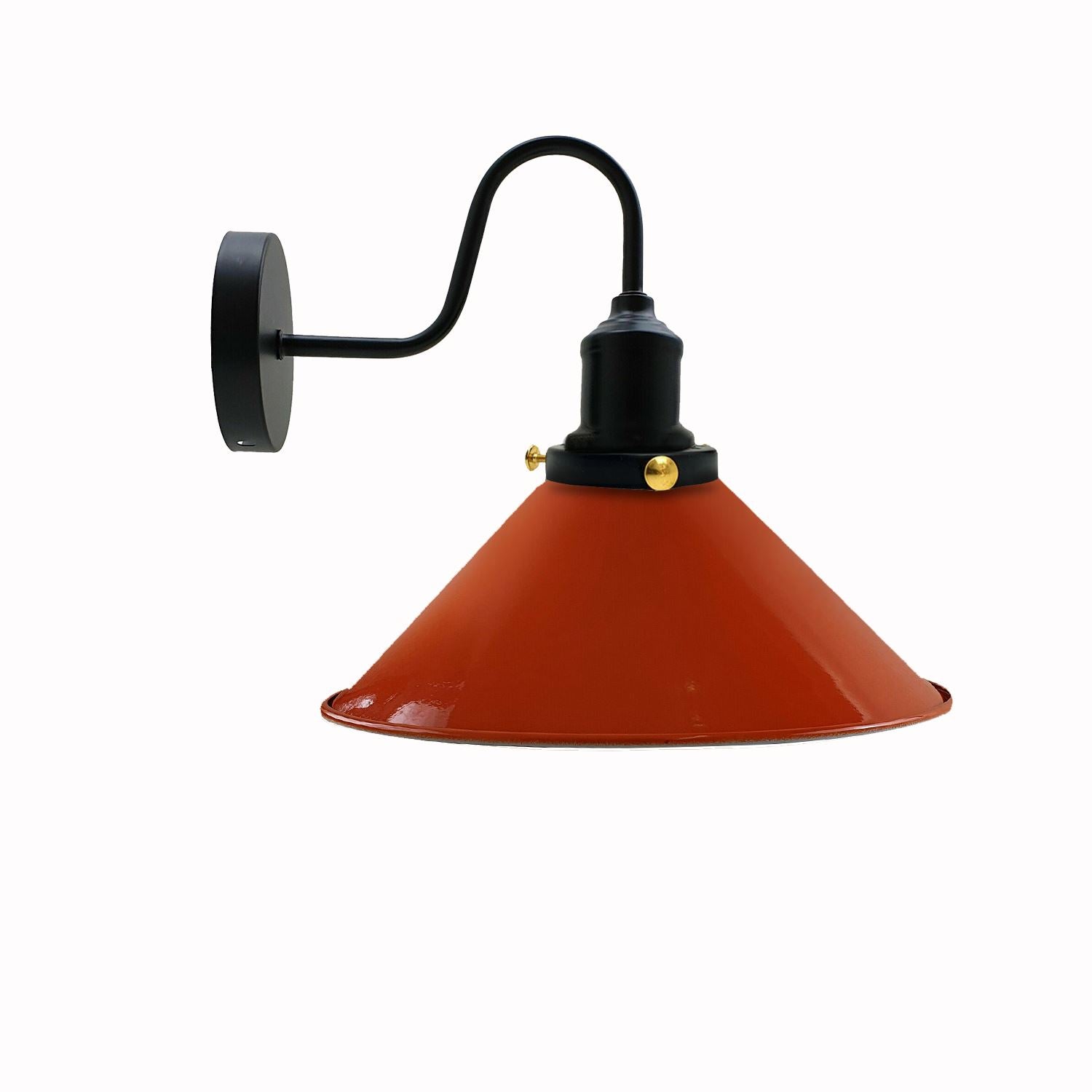 Se Vintage industriel svanehals væglampe indendørs lampe Metal kegle Shade hos Lammeuld.dk