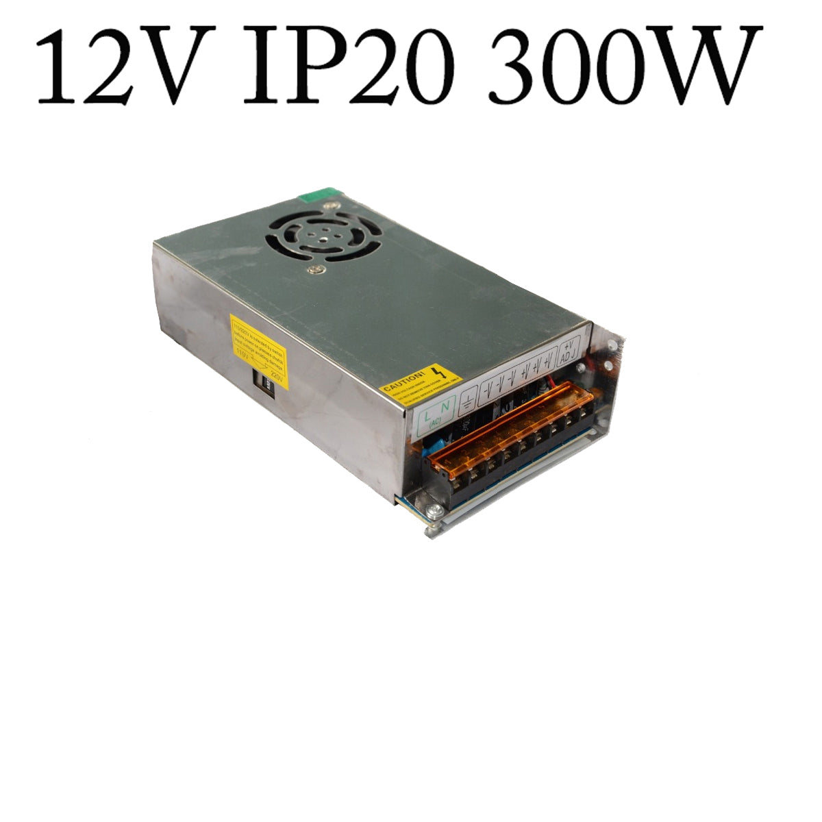 10: LED strømforsyning skifte strømforsyning 12V DC, 25A, 300W, IP20 transformer
