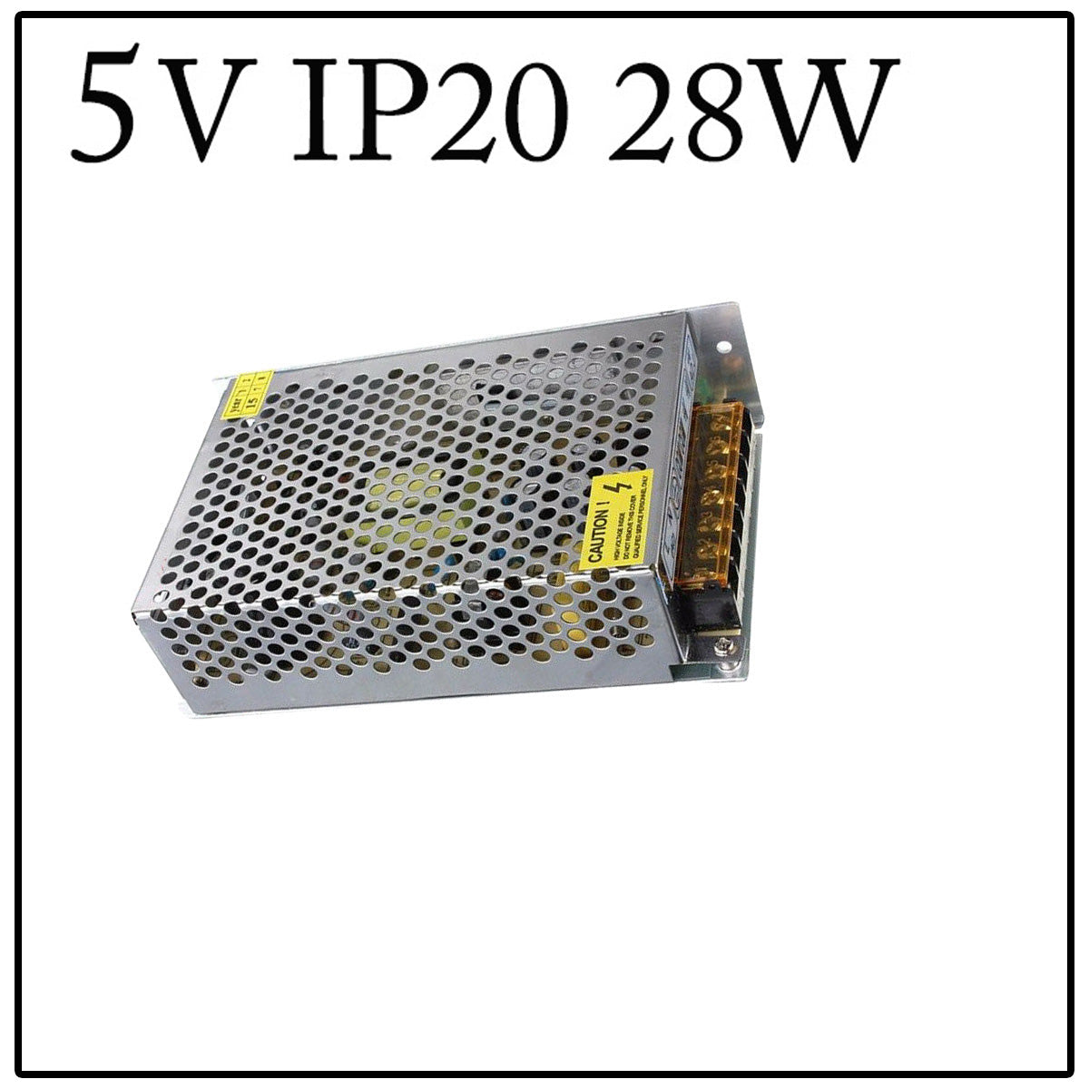 Billede af LED strømforsyning skifte strømforsyning 5V DC, 2,3A, 28W, IP20 transformer