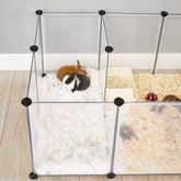 Smart plastbur / løbegård til små kæledyr som hamstere