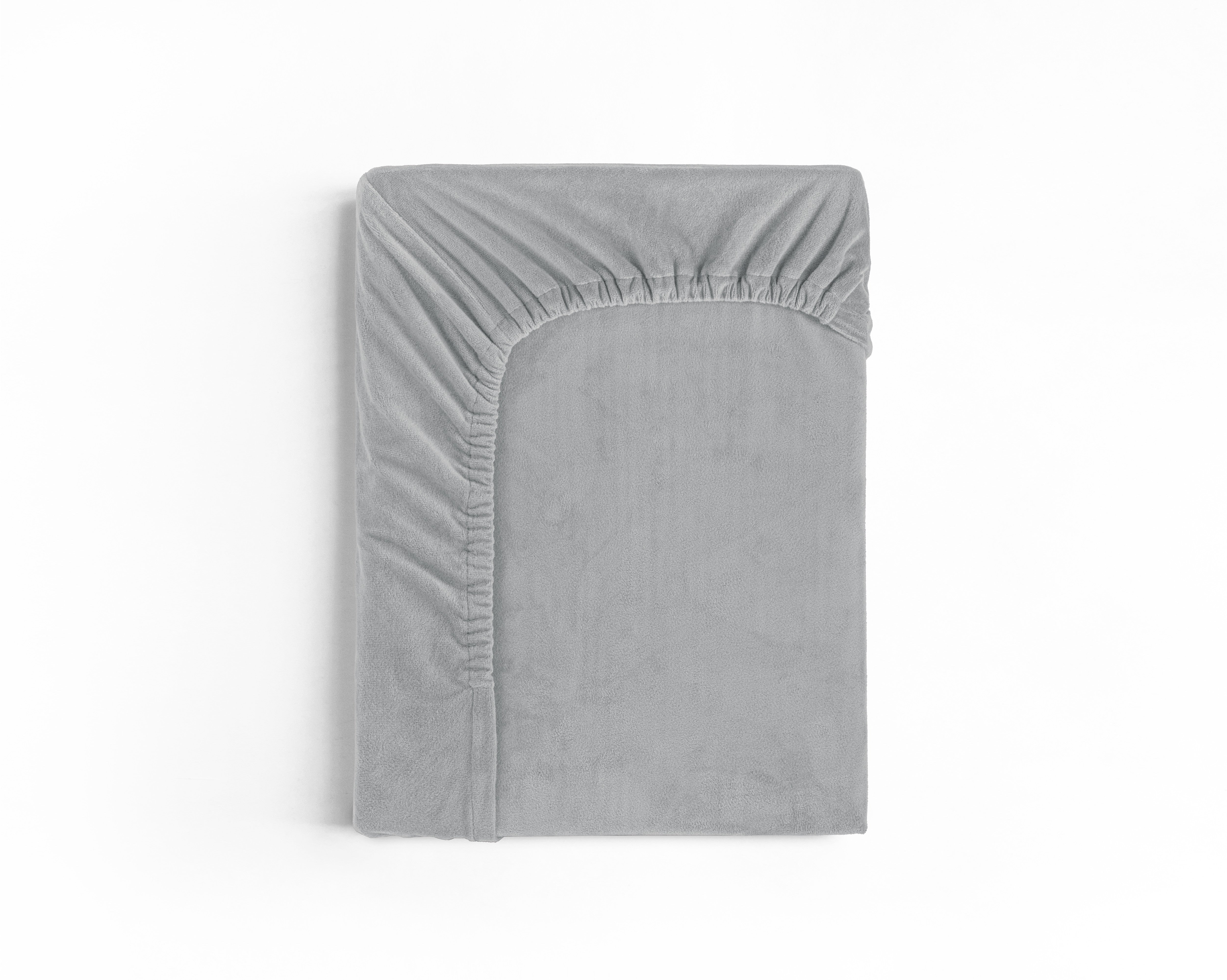 Billede af Fløjlslagen grå 140 x 200 cm