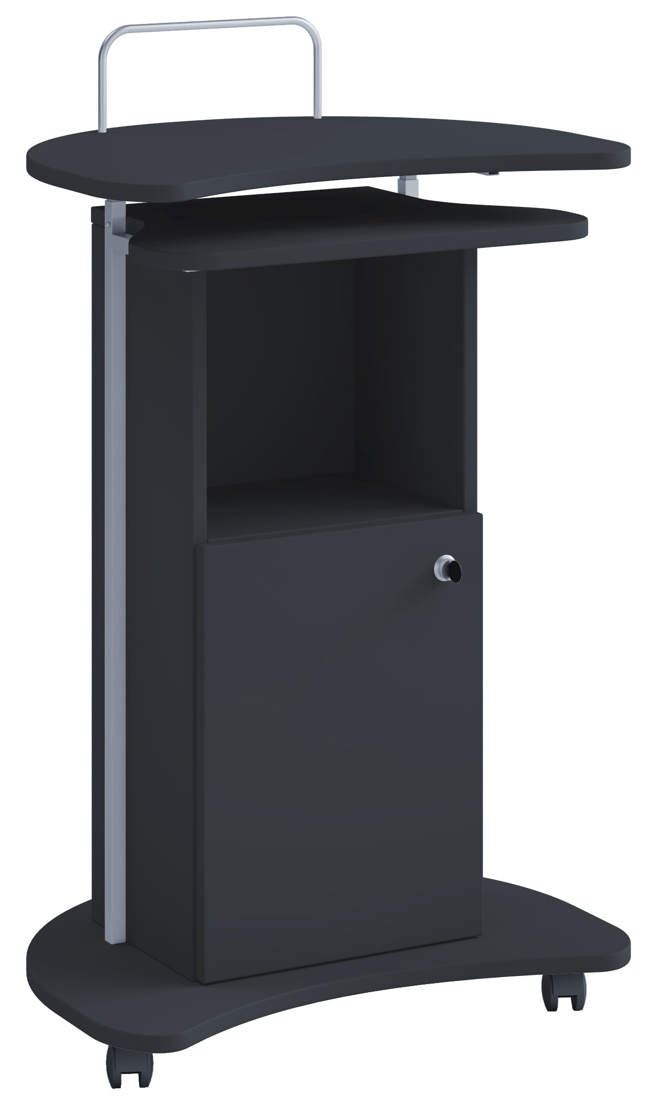 Billede af Ståbord / talerstol, 93 - 111 x 56 x 41 cm, justerbart i højden, sort
