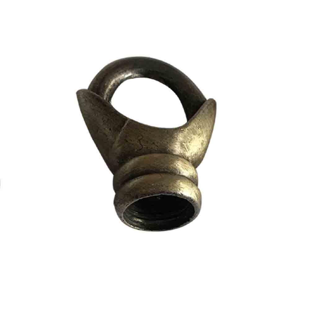 Billede af Antik messing krog ring vintage jern loft krog til pendel lysarmatur lysekrone hængende lys holder