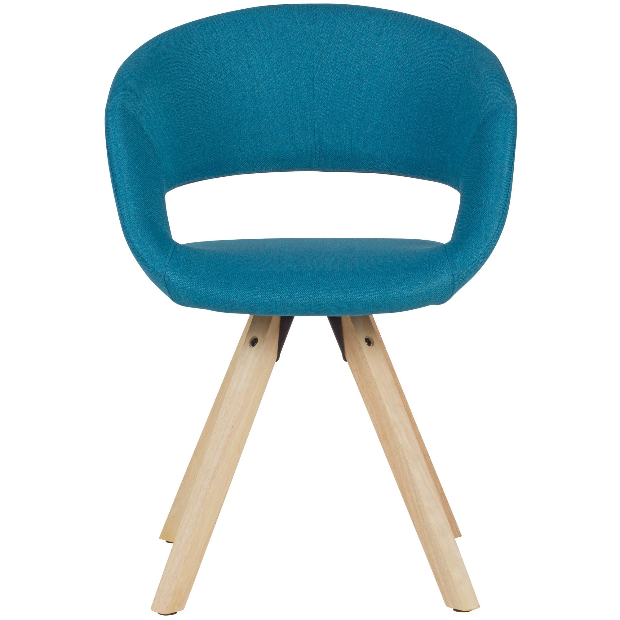 5: Spisebordsstol i retro-stil, blå