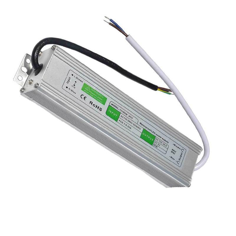 Billede af DC12V IP67 5A 60W Vandtæt LED Driver Strømforsyning Transformer