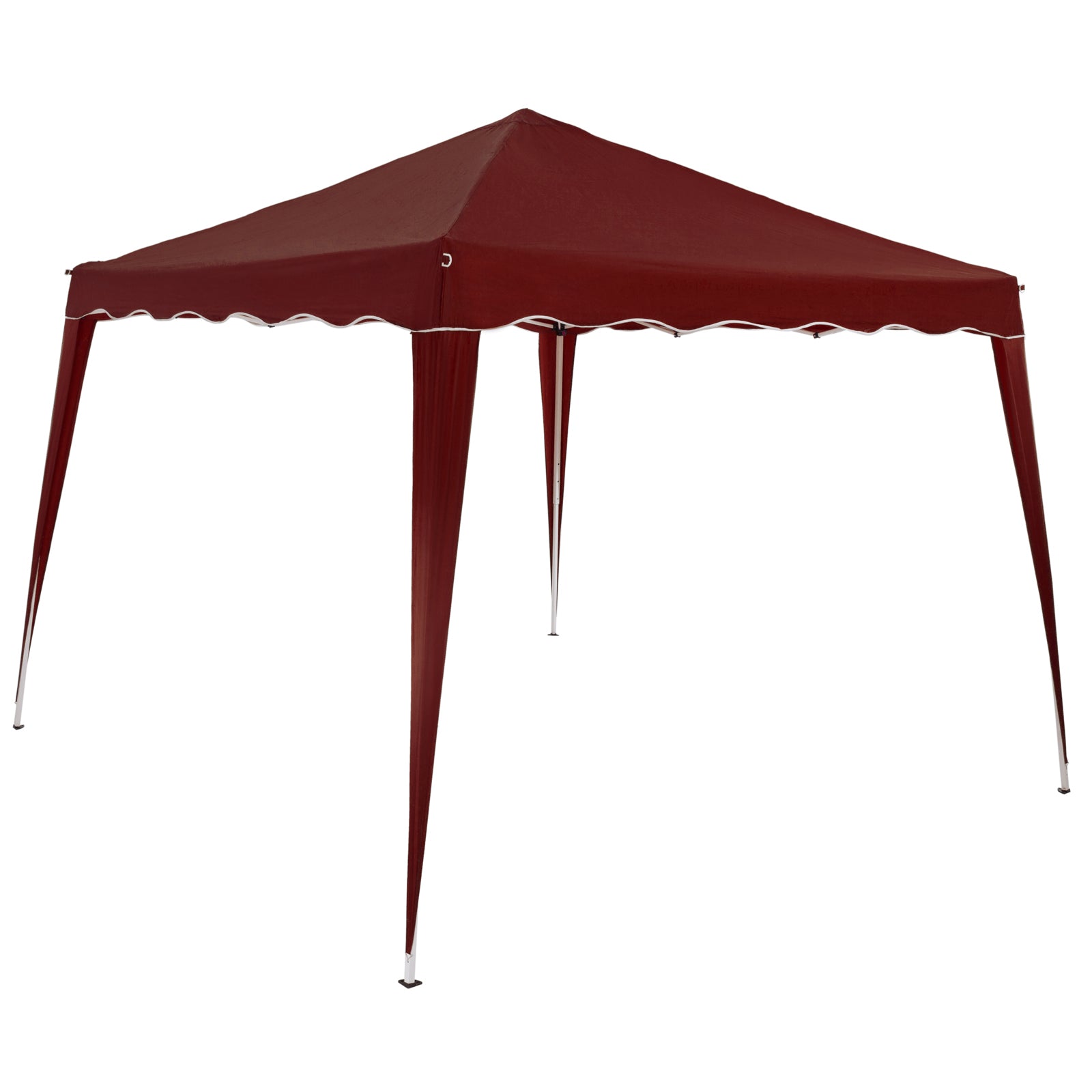 #2 - Pavillon pop-up 3x3m UV beskyttelse 50+ vandtæt foldbar inkl. taske, telt Capri, rød