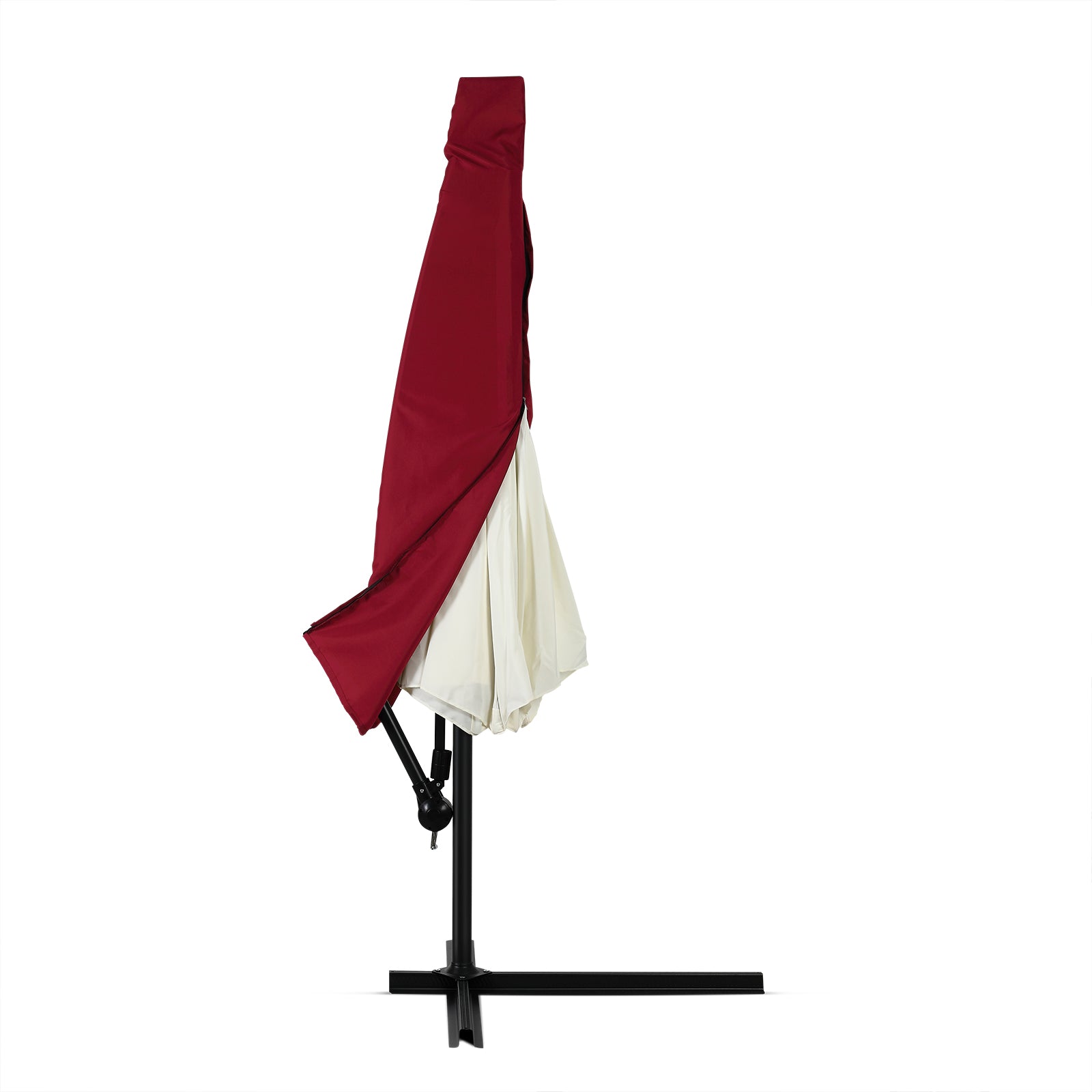 Billede af Overtræk til parasol, 3m, rød