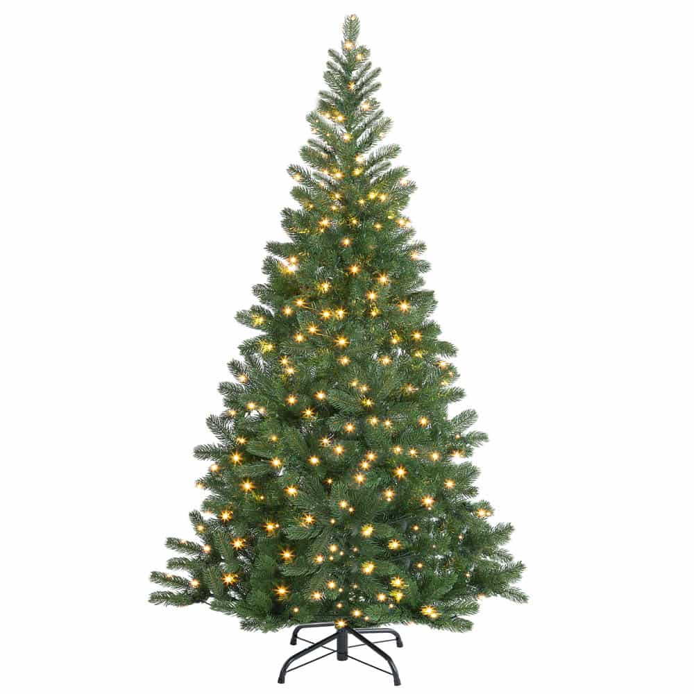 Billede af Kunstigt juletræ 140cm med eventyrlys